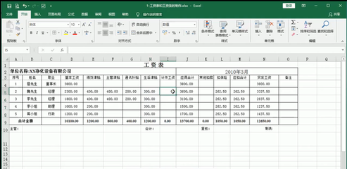 Excel高效辦公 工廠薪酬管理與工資條制作全攻略